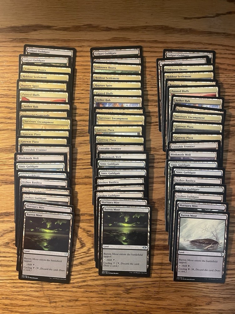 MTG: 285 Magic the Gathering Land - 85 Non-basic land & 200 Basic: 40X Each Land