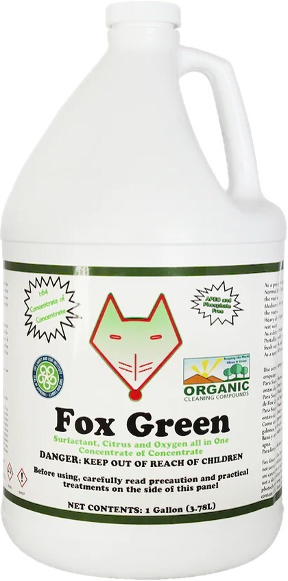 Carpet Cleaning Solution /Fox Green 1 Gallon (3.78L)