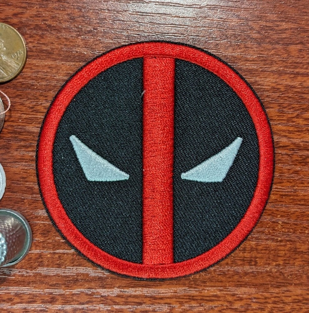 Deadpool Patch Disney Marvel Comics Superhero Embroidered Iron On Patch 3"
