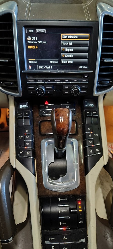 2012 PORSCHE CAYENNE (958) FRONT CENTER CONSOLE MULTIFUNCTION CONTROL PANEL