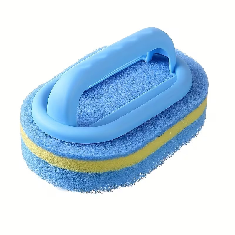 2Pcs Magic Double-Sided Cleaning Sponge Rust Remover Scrub Brush for Kitchen Use