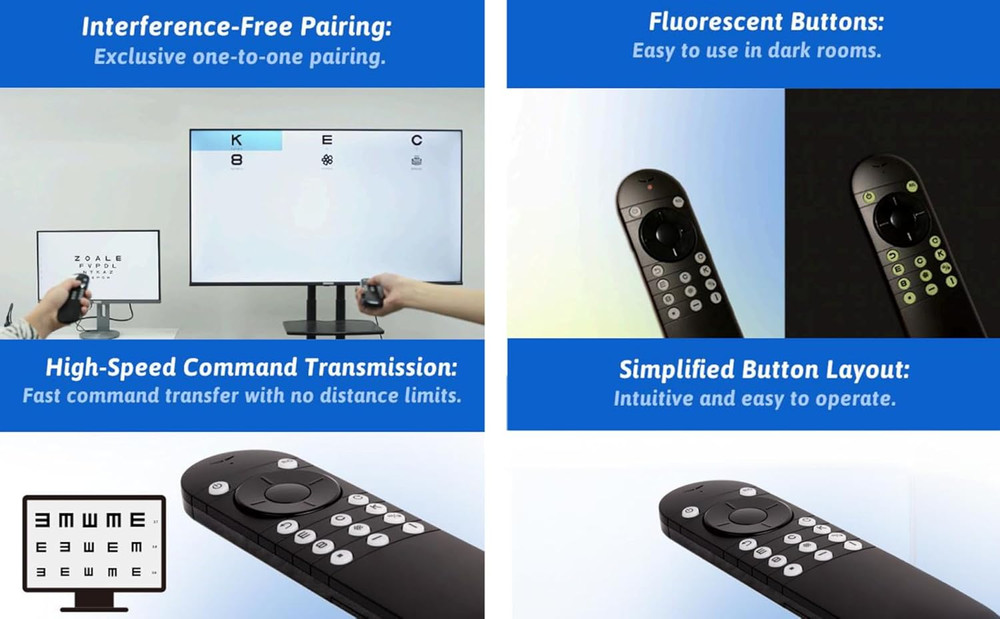 Elite Remote Control for Digital Visual Acuity Eye Chart - All Versions