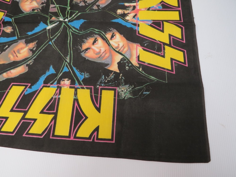 KISS OFFICIAL CRAZY NIGHTS BANDANA 1987