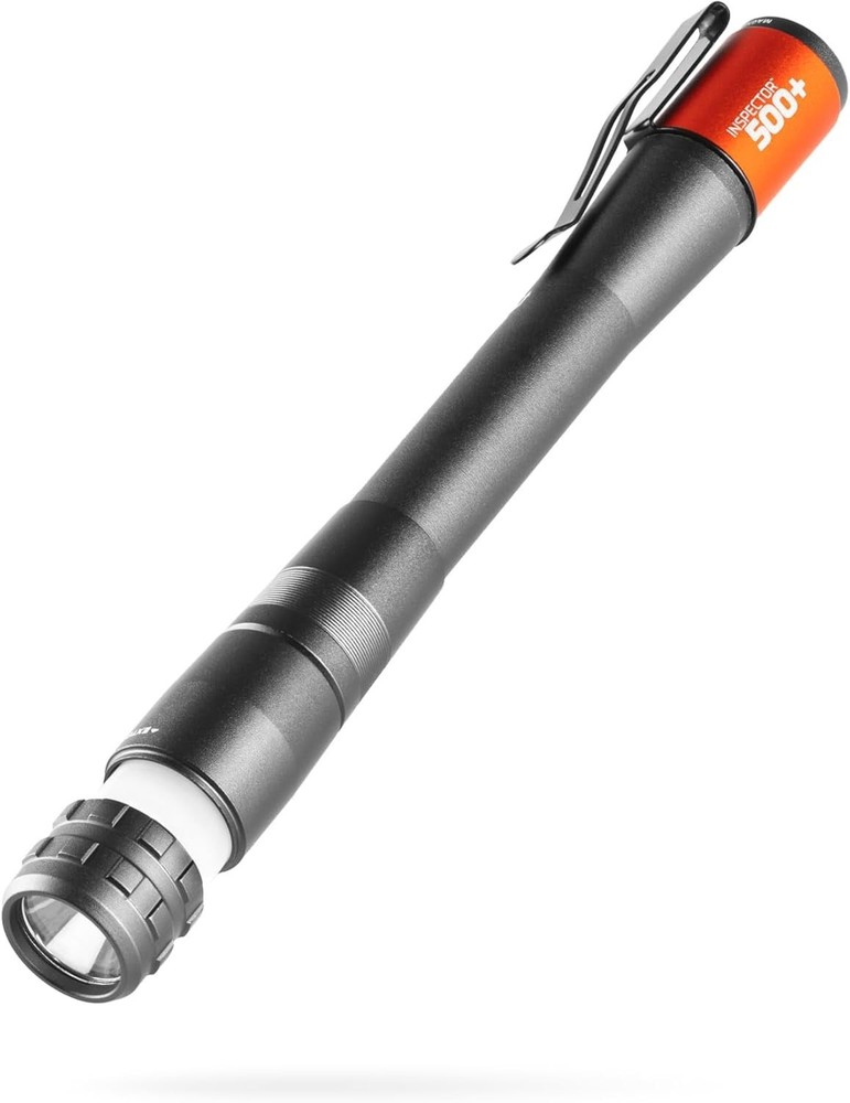 Versatile Inspector Flashlight: 500 Lumens, USB Rechargeable, Waterproof