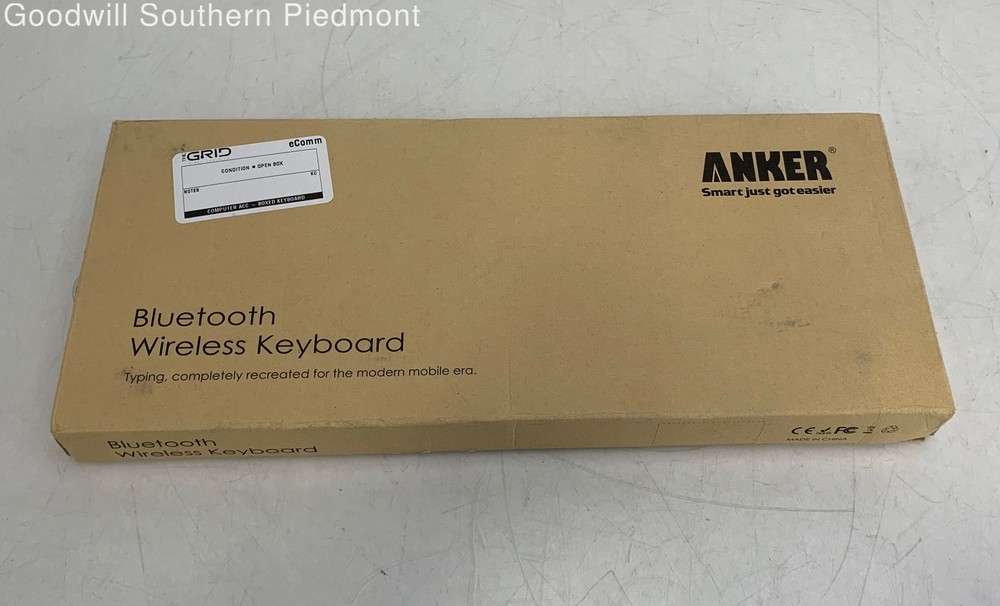 Anker K1280C Bluetooth Wireless Keyboard - Open Box