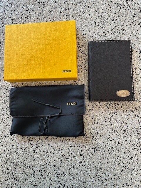 FENDI Leather Cover Notebook