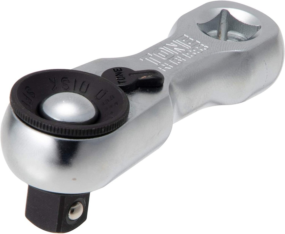 TONE Stubby Ratchet Handle Socket Hold Type RH3HSS3 Insertion angle 9.5mm 3/8"