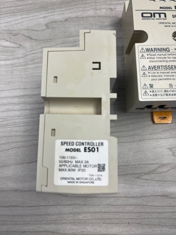 ORIENTAL MOTOR ES01 Speed Controller, Excellent Condition