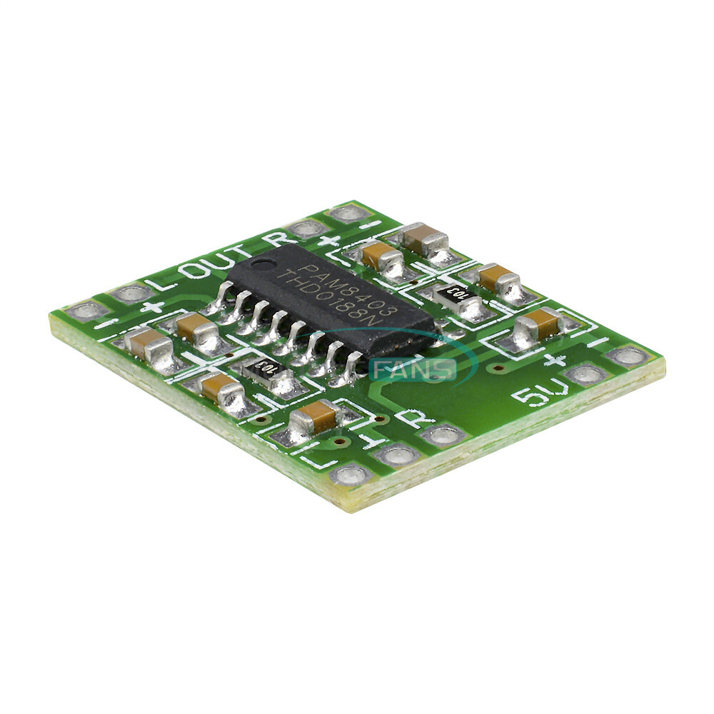 5PCS Digital Amplifier Board Class D 2*3W USB Power Mini PAM8403 Audio Module