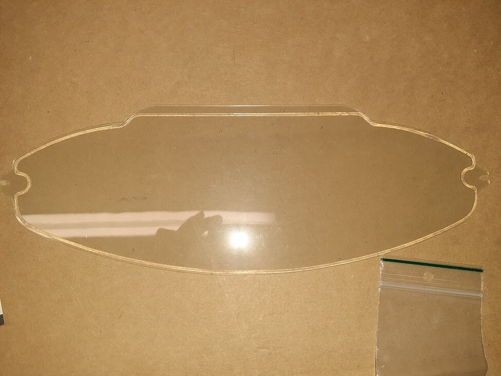 Five Packages Of Pin Lock Face Shield Covers