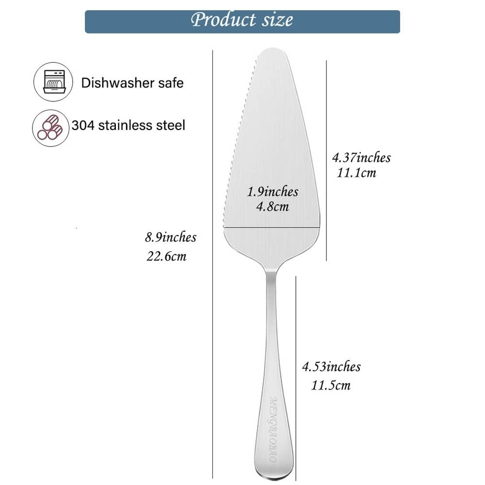 10 PCS Cake Server Pie Holder Transfer Triangular Spade Spatula for Baking