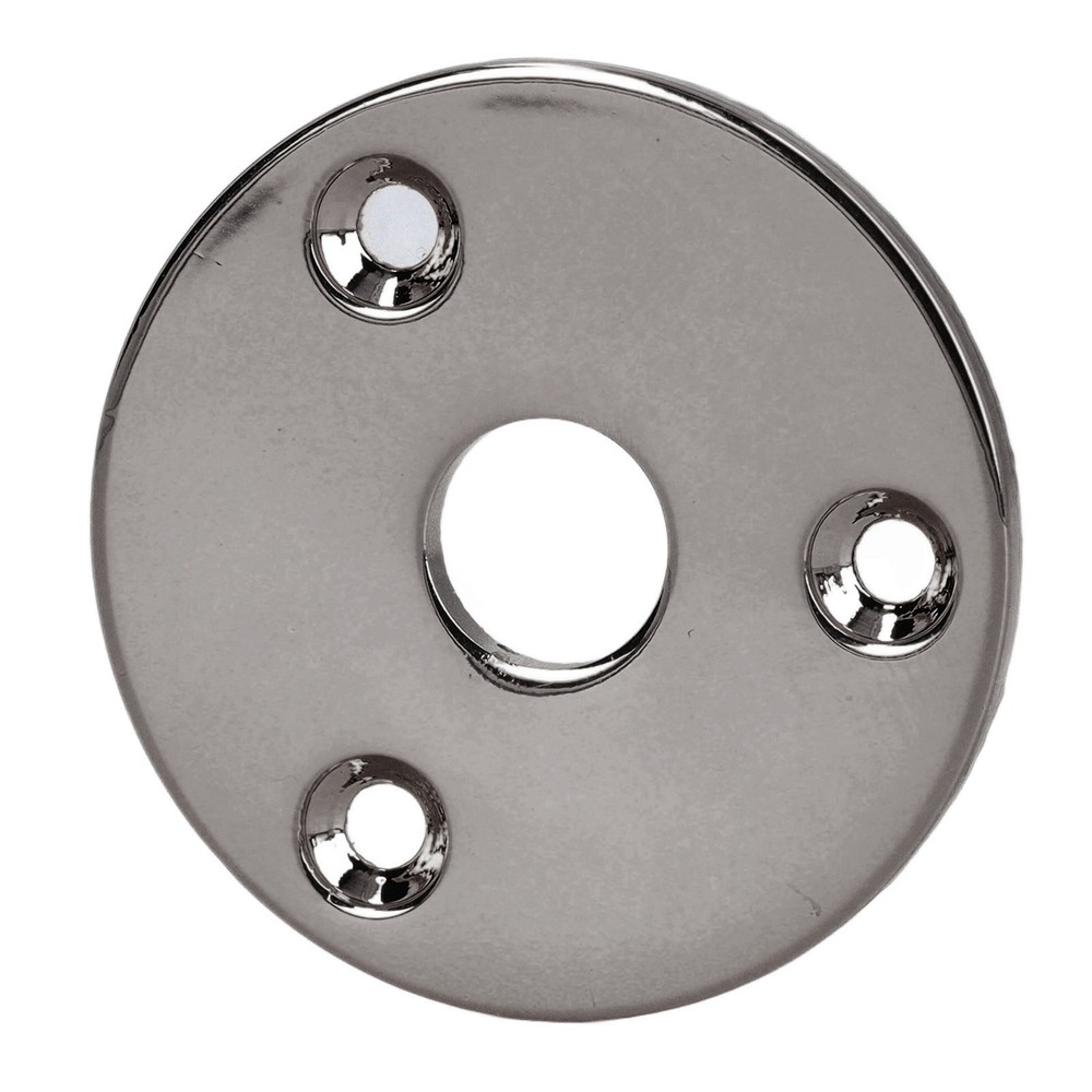 Guitar Jack Socket Plate Round Metal Input Output Cover Replacement Hardware For