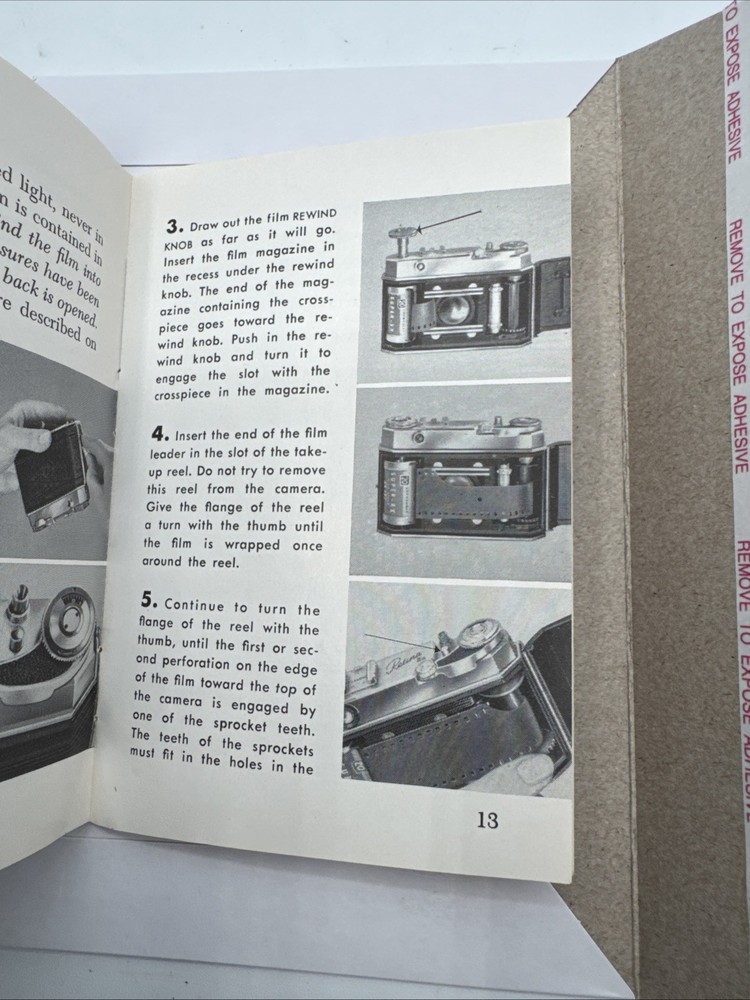 KODAK RETINA IIa CAMERA Instruction Operating Manual Guide