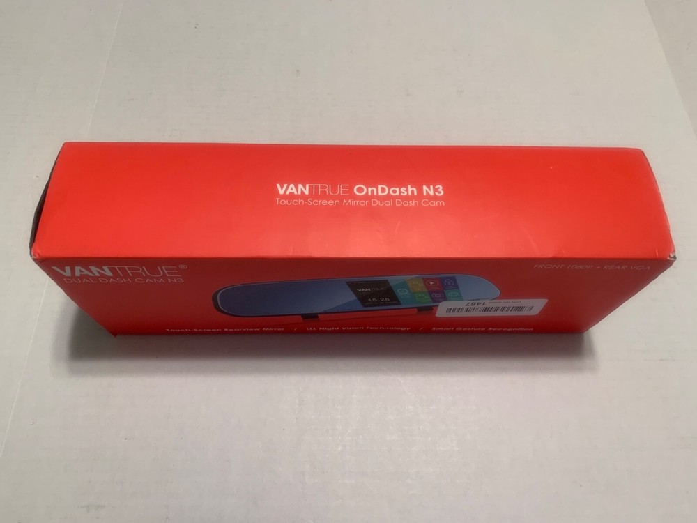VanTrue Dual DashCam N3,Touch Screen,Night Vision Tech,Smart Gesture Recognition