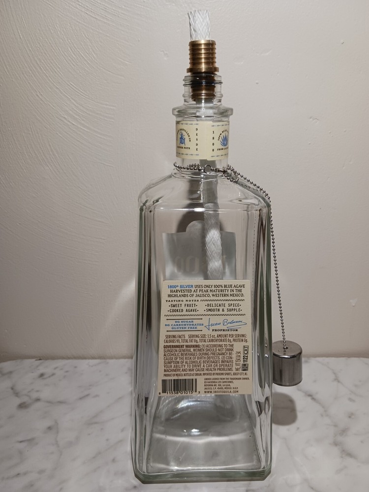 1800 Tequila Upcycled Tiki Torch