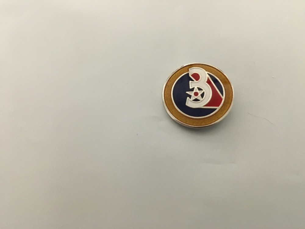 USAF 3RD AIR FORCE HAT PIN MEASURES 3/4 INCH