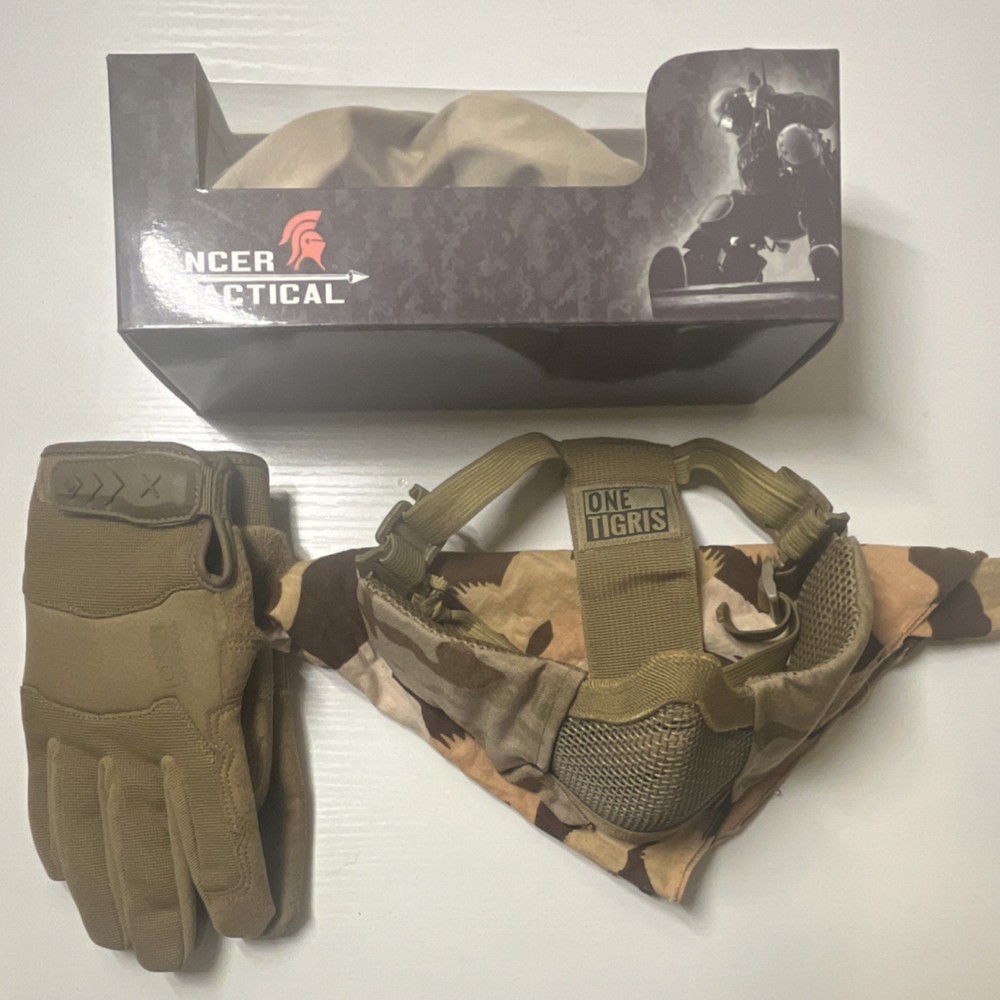 Airsoft STARTER KIT [Goggles, Gloves, Facemask]