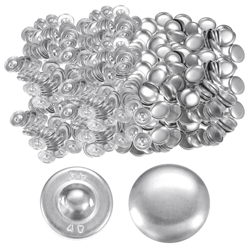 500 Set Button Supplies 40L(25.4mm/1") for Button Maker Machine