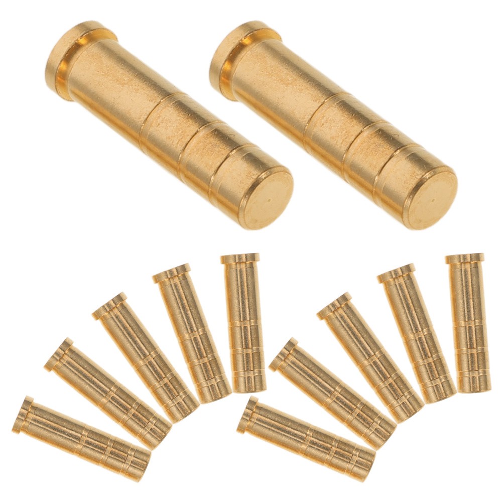 12 Pcs Arrow Connection Seat Inserts Points Archery Accessories Brass