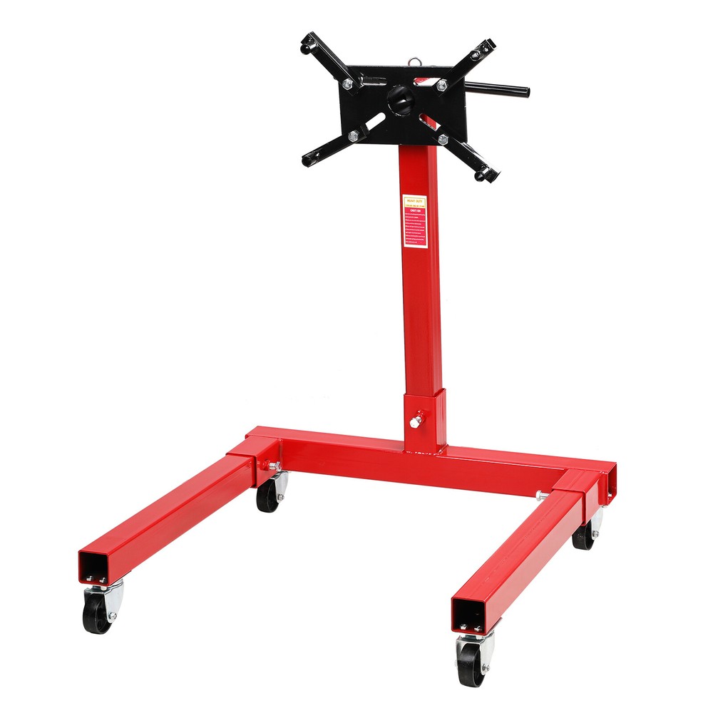 Engine Stand 1250lbs Motor Hoist Dolly 360 Degree Adjustable Mounting Head