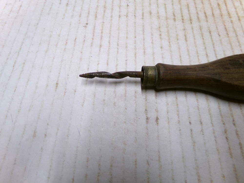 Wooden Handled Gimlet 5" Vintage Tool