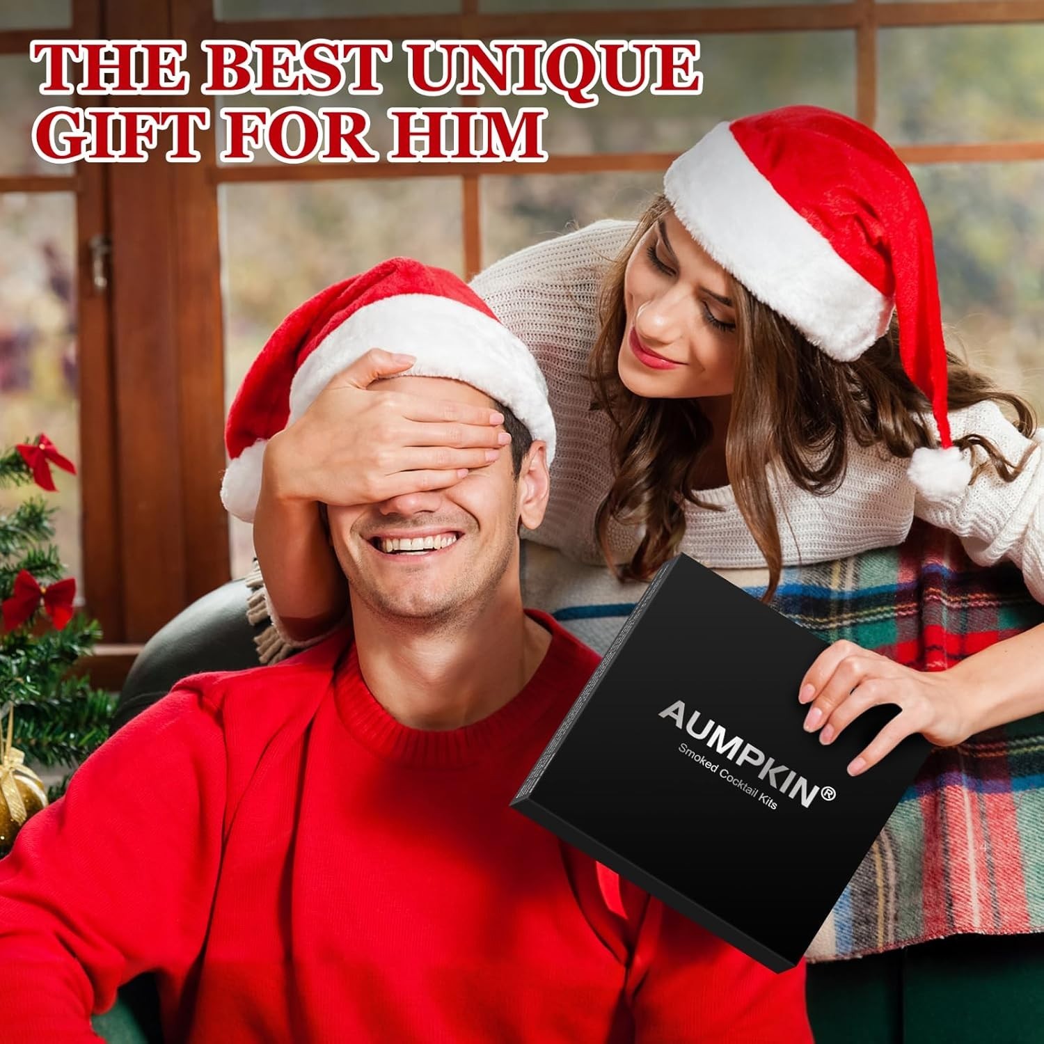 Cocktail Smoker Kit with Torch – 6 Flavors Wood Chips – Bourbon, Whiskey Smok...