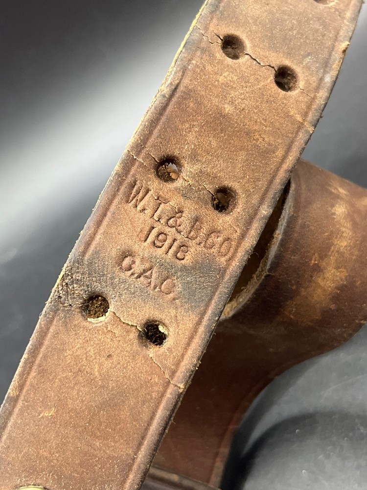 M1907 Leather Sling by WT & B Co 1918