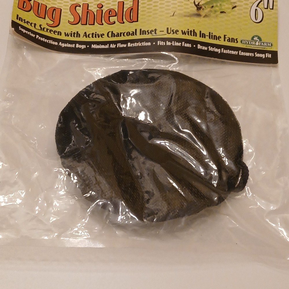 Hydrofarm Bug Shield 6" – Inline Duct Pest Screen – NOS