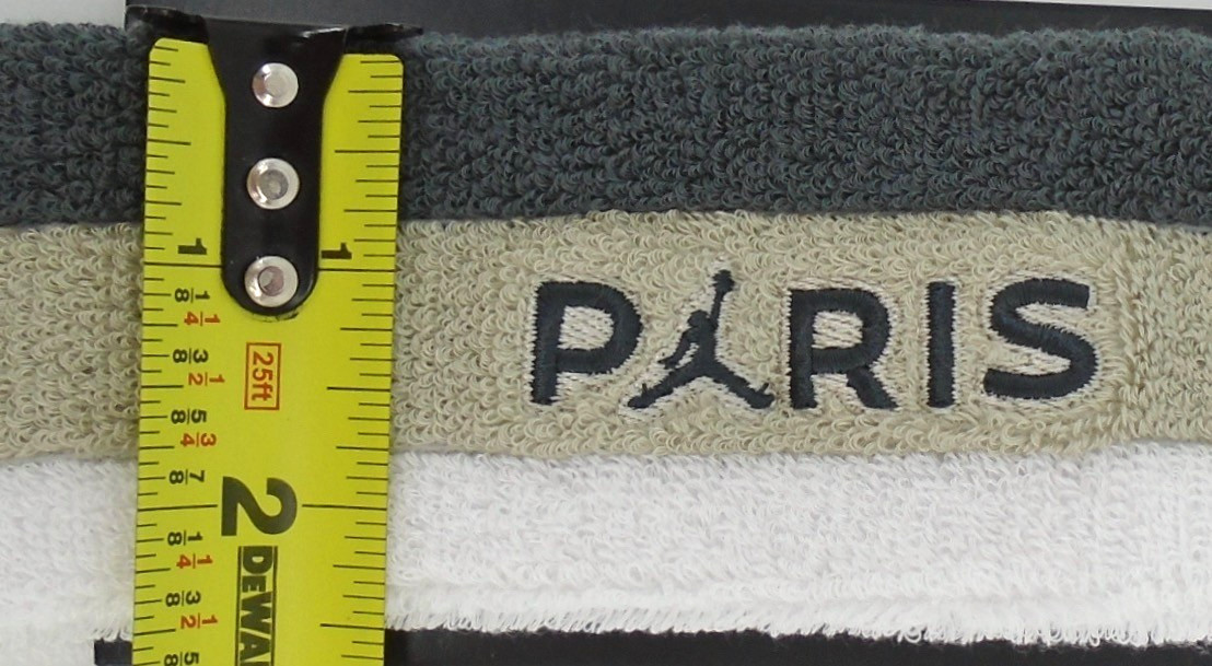 Nike Jordan Terry Headband & Wristbands Set Men's Iron Grey/Stone