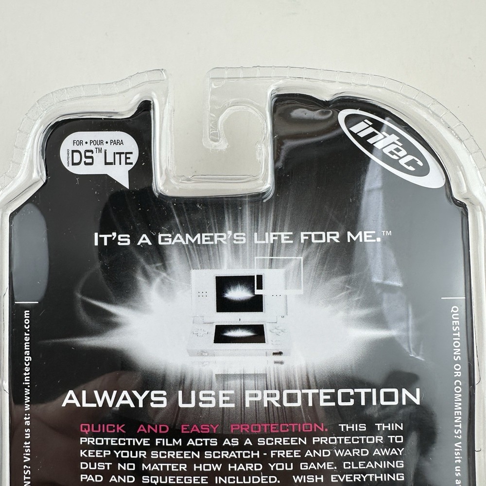 DS Lite Intec Screen Armor Screen Protector NEW FACTORY SEALED