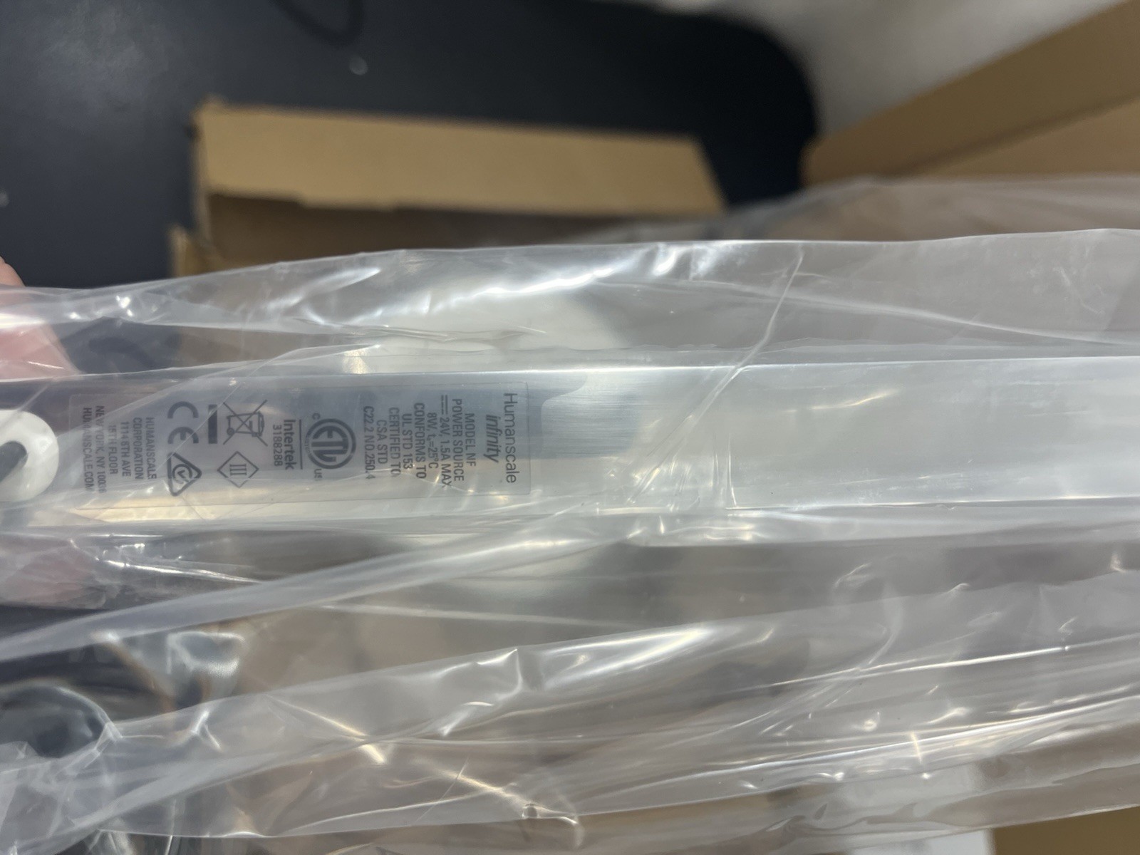 Humanscale Infinity Task Light in White- Open Box - BASE NOT INCLUDED READ