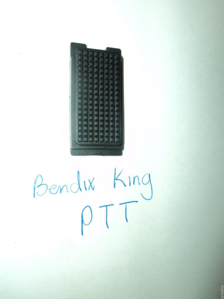 LOT 5 Replacement RUBBER PTT BUTTON Bendix King BK Radio DPH GPH EPH LPH Command