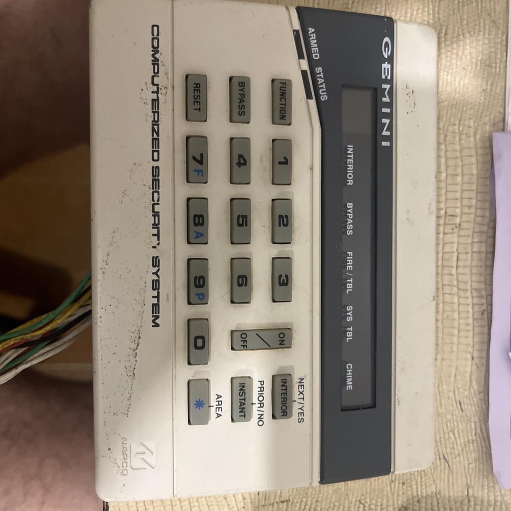 Napco Gemini Keypad GEM-RP3DGTL   Security