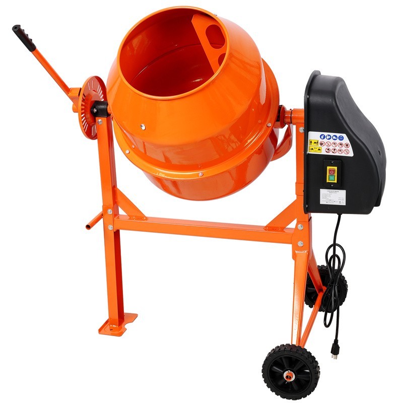 4.2Cu. Ft Electric Cement Mixer Portable Concrete Mixer Machine for Fodder