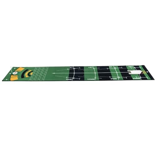 Golf Putting Practice Mat Set with Alignment Mirror & Upgraded Putting Mat