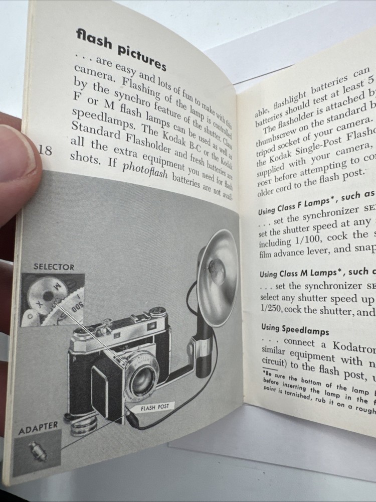 KODAK RETINA IIa CAMERA Instruction Operating Manual Guide