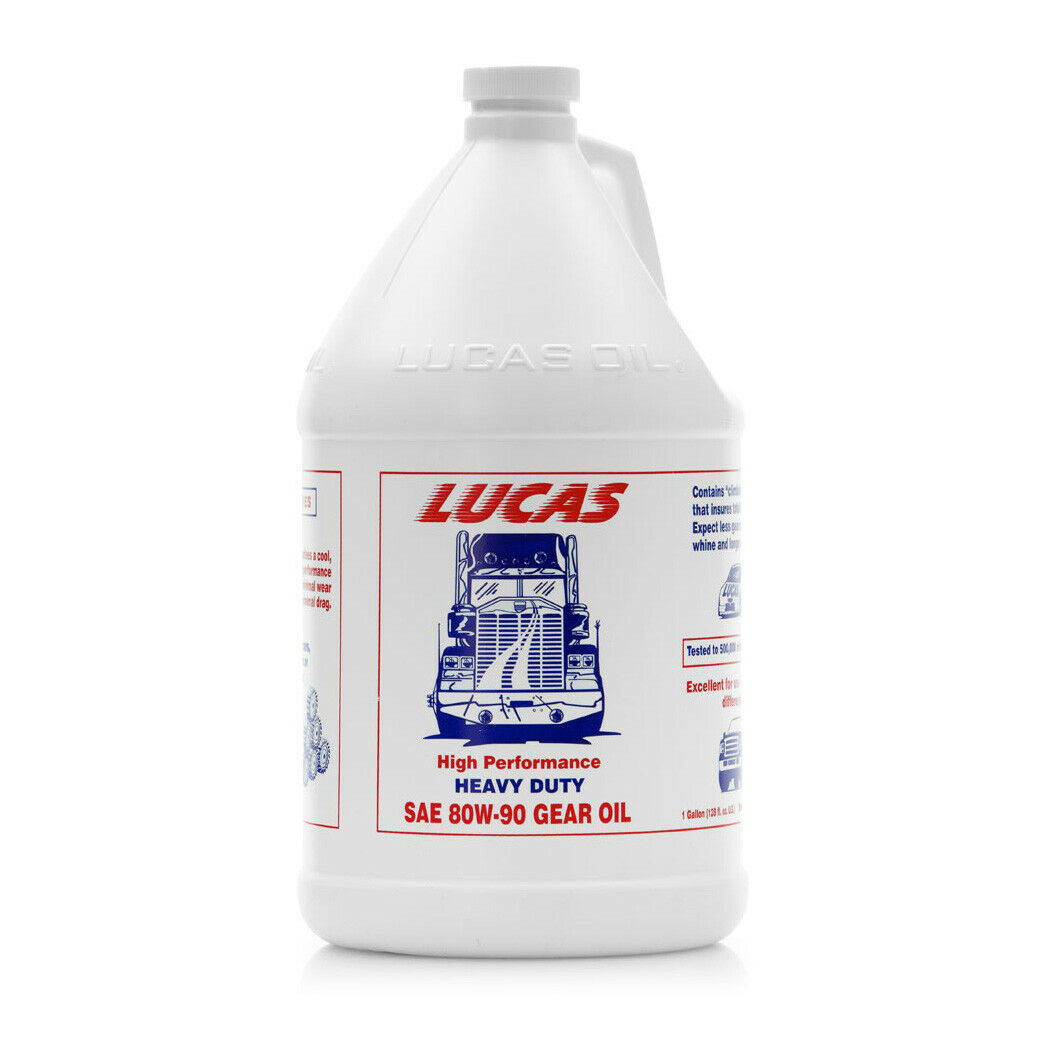 Lucas Oil 10046 Heavy Duty 80W-90 Transmission Differential Lube Gear Oil 1 Gal