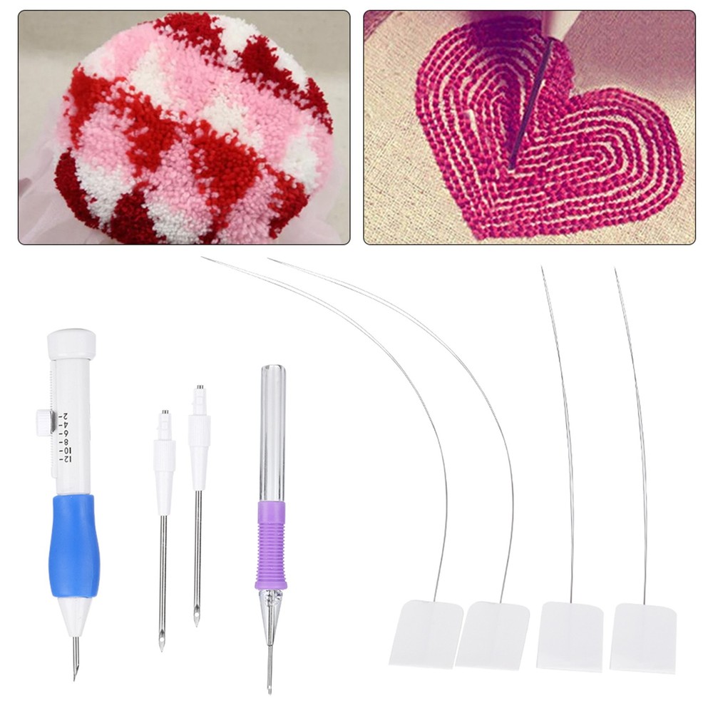Punch Needle Set For DIY Sewing Threading Device Recommended