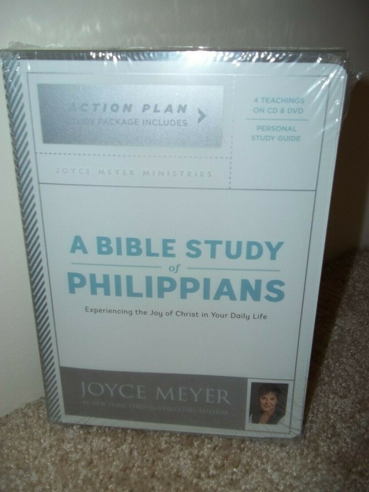 A Bible Study of Philippians  4-Teaching CD/DVD & Study Guide Set   Joyce Meyer