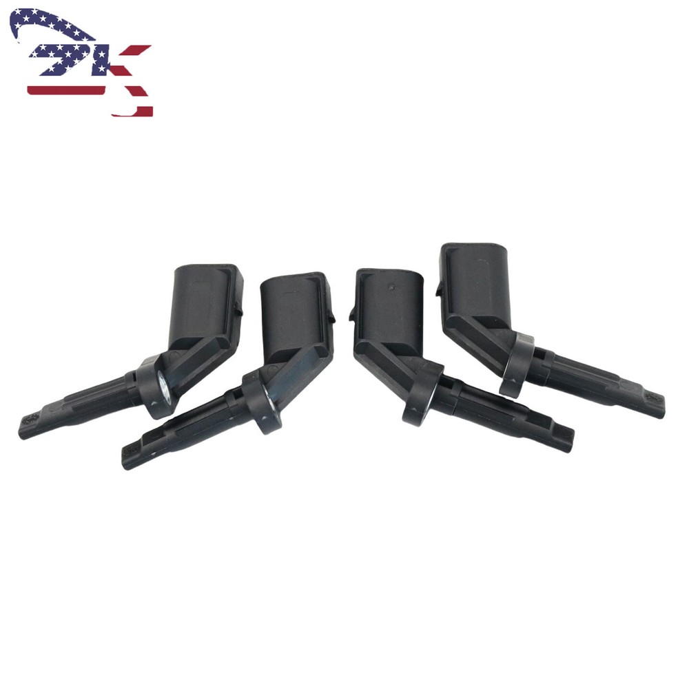 4PCS ABS Wheel Speed Sensor Set Front / Rear & Left / Right For VW AUDI A4 A5 A6