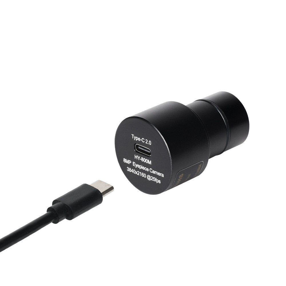 HD 8.0MP USB Digital Electronic Camera Eyepiece Microscope/Telescope w/ Adapter