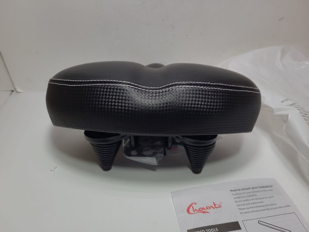 Chaunts Comfortable Padded Bicycle Saddle Seat