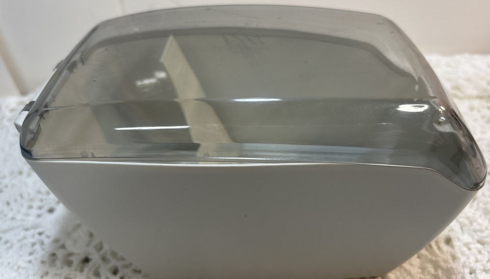 Vintage Alpha 3.5" Floppy Disk Double Sided Storage Box Case Holder