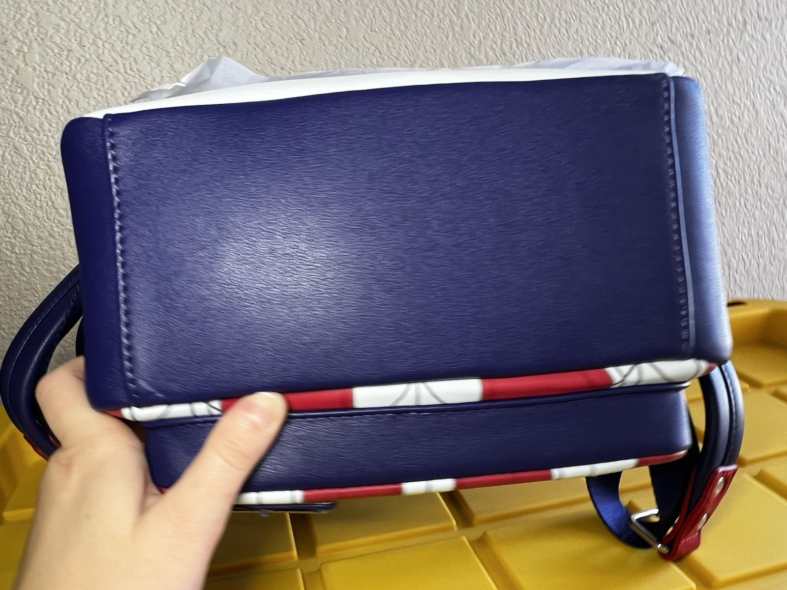 Marvel Falcon Winter Soldier Captain America Mini Backpack Loungefly NWT