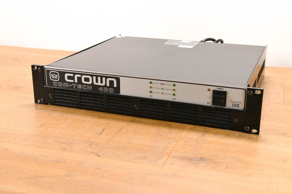 Crown Com-Tech 400 2-Channel Power Amplifier CG01ZTY