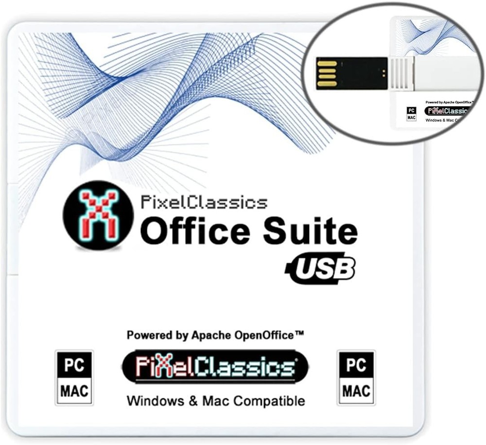 Office Suite 2026 USB | Complete MS Office Replacement by Apache OpenOffice