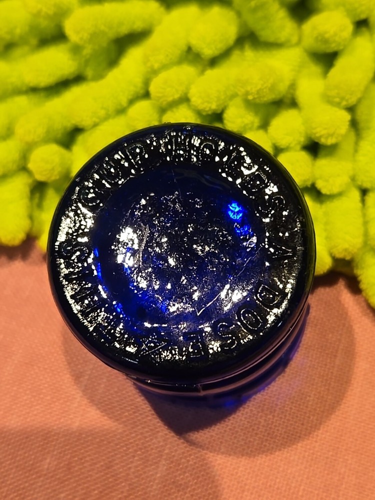 Two Cobalt Blue Heaping Dessert Spoonful Dose Cups
