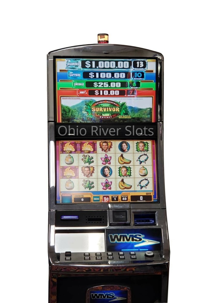 Williams Bluebird 2 Slot Machine "Survivor" STATIC button panel (Free Play)