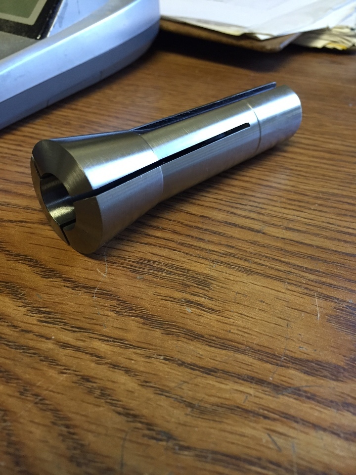 .5938" 19/32" R8 Round Collet