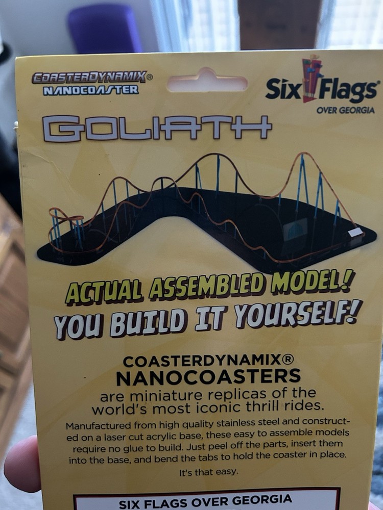 Six Flags Over Georgia Goliath Nanocoaster Roller Coaster